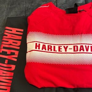 Harley-Davidson Red Sweatshirt + Leggings